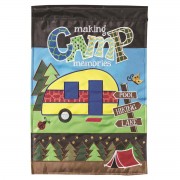 2pk -Flag Making Camp Memories 13x18 - (Pack of 2) 2pk -Flag Making Camp Memories 13x18 - (Pack of 2)