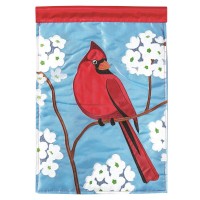 2pk -Flag Cardinal Blue Burlap 13x18 - (Pack of 2)