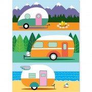 2pk -Flag Everywhere I Roam Polyester 30x44 - (Pack of 2)