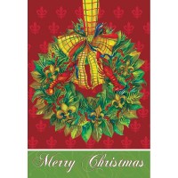 2pk -Flag Louisiana Wreath Polyester 30x44 - (Pack of 2) 2pk -Flag Louisiana Wreath Polyester 30x44 - (Pack of 2)