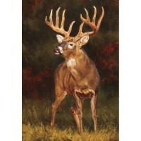 2pk -Flag Deer Polyester 30x44 - (Pack of 2) 2pk -Flag Deer Polyester 30x44 - (Pack of 2)