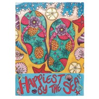 2pk -Flag Tropical Paradise Polyester 30x44 - (Pack of 2)