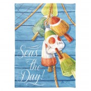 2pk -Flag Seas The Day Polyester 30x44 - (Pack of 2)