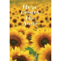 2pk -Flag Sunflowers Here Comes 30x44 - (Pack of 2) 2pk -Flag Sunflowers Here Comes 30x44 - (Pack of 2)