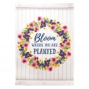 2pk -Flag Flower Wreath Bloom Polyester 30x44 - (Pack of 2)