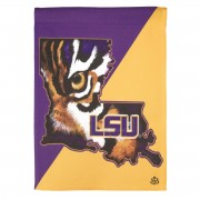 2pk -Flag Eye Of The Tiger LSU 13x18 - (Pack of 2)