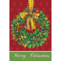 2pk -Flag Louisiana Wreath Polyester 13x18 - (Pack of 2)