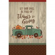 2pk -Flag Thanks & Giving Truck 13x18 - (Pack of 2) 2pk -Flag Thanks & Giving Truck 13x18 - (Pack of 2)