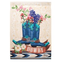 2pk -Flag Texas Bluebonnets Polyester 13x18 - (Pack of 2)