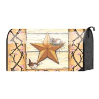 2pk -Mailbox Cover Welcome Barn Star 21X19 - (Pack of 2)