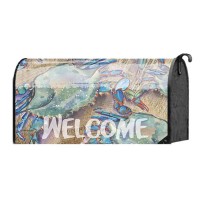 2pk -Mailbox Cover Blue Crabs Welcome 21X19 - (Pack of 2)