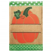 2pk Flag Pumpkin Blank Burlap 13x18 - Pack of 2 2pk Flag Pumpkin Blank Burlap 13x18 - Pack of 2