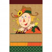 2pk -Flag Scarecrow Blank Burlap 13x18 - (Pack of 2) 2pk -Flag Scarecrow Blank Burlap 13x18 - (Pack of 2)