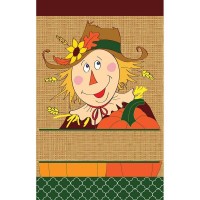 2pk -Flag Scarecrow Blank Burlap 13x18 - (Pack of 2)