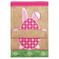 2pk -Flag Happy Easter Blank Polyester 13x18 - (Pack of 2)