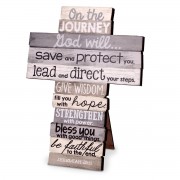 2pk -Tabletop Cross Journey Brown Easel Back - (Pack of 2) 2pk -Tabletop Cross Journey Brown Easel Back - (Pack of 2)