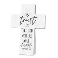 2pk -Tabletop Cross Trust Resin Wedge-Base - (Pack of 2)