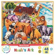 2pk -NOAH'S ARK WOOD PUZZLE 48 PIECES - (Pack of 2)