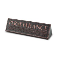 2pk -Tabletop Plaque Perseverance Resin 6.5 L - (Pack of 2)