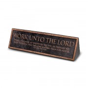 2pk -Tabletop Plaque Work Lord Resin 6.5"L - (Pack of 2) 2pk -Tabletop Plaque Work Lord Resin 6.5"L - (Pack of 2)
