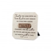 2pk -Tabletop Plaque Trust Bronze 3.75"H - (Pack of 2) 2pk -Tabletop Plaque Trust Bronze 3.75"H - (Pack of 2)