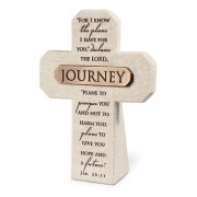 2pk -Tabletop Cross Journey Bronze Bar 5.50"H - (Pack of 2) 2pk -Tabletop Cross Journey Bronze Bar 5.50"H - (Pack of 2)