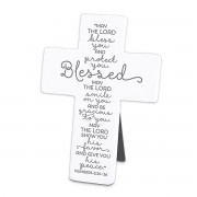 2pk -Tabletop Cross Blessed Baby Resin 6.25in - (Pack of 2) 2pk -Tabletop Cross Blessed Baby Resin 6.25in - (Pack of 2)