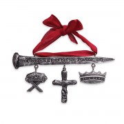 2pk -Christmas Ornament Jesus King Nail Resin - (Pack of 2)