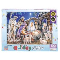 2pk -Puzzle Christ Is Born 100 Pieces - (Pack of 2)
