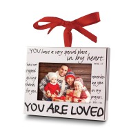 2pk -Christmas Ornament You Are Loved Frame - (Pack of 2)
