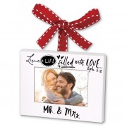 2pk -Christmas Orament Filled With Love Frame - (Pack of 2)