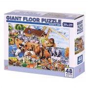 2pk -Large Floor Puzzle 48 Piece Noahs Ark - (Pack of 2) 2pk -Large Floor Puzzle 48 Piece Noahs Ark - (Pack of 2)
