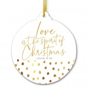 2pk -Christmas Ornament Spirit of Christmas - (Pack of 2)