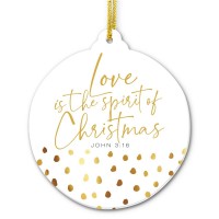 2pk -Christmas Ornament Spirit of Christmas - (Pack of 2)