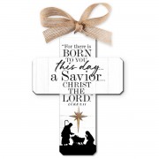 Christmas Ornament Cross Nativity Savior (2 Pack) Christmas Ornament Cross Nativity Savior (2 Pack)