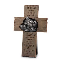 2pk -Cross Savior Is Born Luke 2:11 - (Pack of 2)