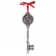 2pk -Ornament Key To Christmas Ribbon Hang - (Pack of 2) 2pk -Ornament Key To Christmas Ribbon Hang - (Pack of 2)