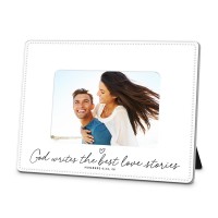 2pk -Photo Frame God Writes Best Love Stories - (Pack of 2)
