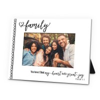 2pk -Photo Frame Family Heart Filled Joy 4X6 - (Pack of 2)