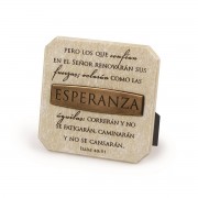 2pk -Spanish Plq Bronze Title Bar Esperanza - (Pack of 2) 2pk -Spanish Plq Bronze Title Bar Esperanza - (Pack of 2)