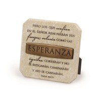 2pk -Spanish Plq Bronze Title Bar Esperanza - (Pack of 2)