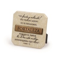2pk -Spanish Plq Bronze Title Bar Fortaleza - (Pack of 2)
