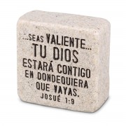 2pk -Scripture Stones Fortaleza 2.25"H - (Pack of 2) 2pk -Scripture Stones Fortaleza 2.25"H - (Pack of 2)
