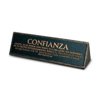 2pk -Plaque Spanish Confianza Proverbios 3:5 - (Pack of 2)