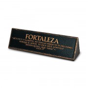 2pk -Plaque Spanish Fortaleza Josue 1:9 - (Pack of 2)