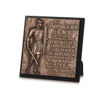 2pk -Spanish Plaque La Armadura De Dios - (Pack of 2)
