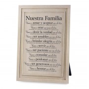 2pk -Tabletop Decor Word Study Nuestra Famila - (Pack of 2) 2pk -Tabletop Decor Word Study Nuestra Famila - (Pack of 2)