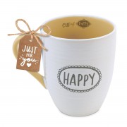 2pk -Coffee Cup Scripture Ink Happy 14Oz - (Pack of 2) 2pk -Coffee Cup Scripture Ink Happy 14Oz - (Pack of 2)