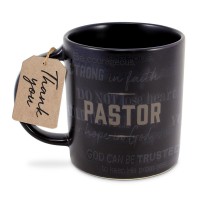 2pk -Coffee Cup Farmhouse Pastor Black 14Oz - (Pack of 2)