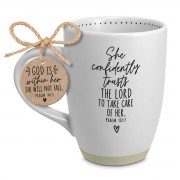 2pk -Coffee Mug She Confidently Trusts 17Oz - (Pack of 2)